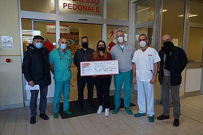 Donazione dipendenti “Ipercoop” Cuneo al Pronto soccorso del S. Croce