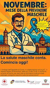 Locandina Novembre mese della prevenzione maschile