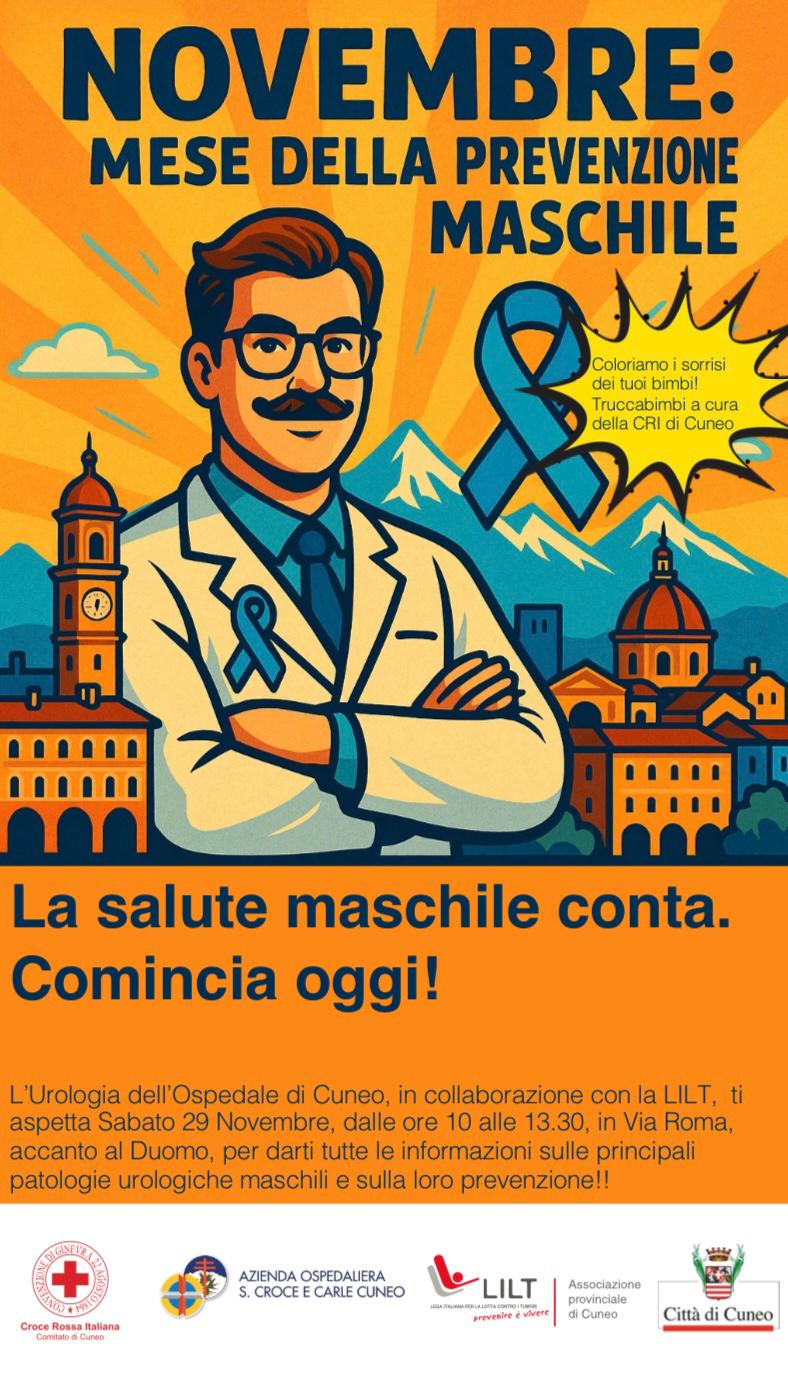 Locandina Novembre mese della prevenzione maschile